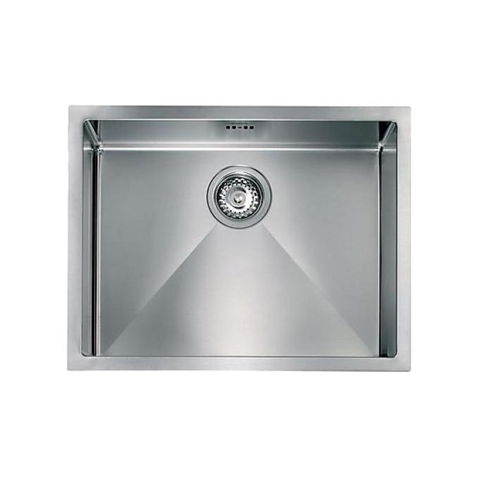 CM 012008XCSSP Serie Filoraggiato 3'' Lavello Acciaio Inox Satinato da incasso Sottotop 1 Vasca 57x45cm
