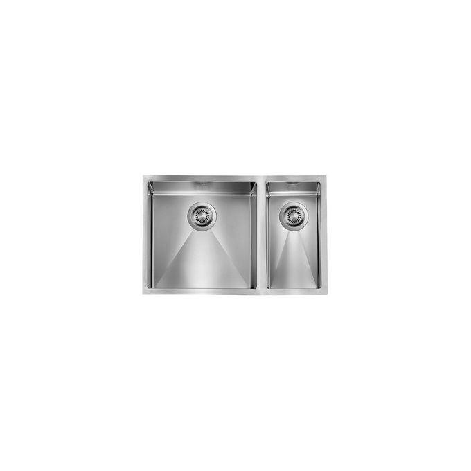 CM Lavello IX Filo Raggiato 3'' 69X45X19 2 vasche a sinistra