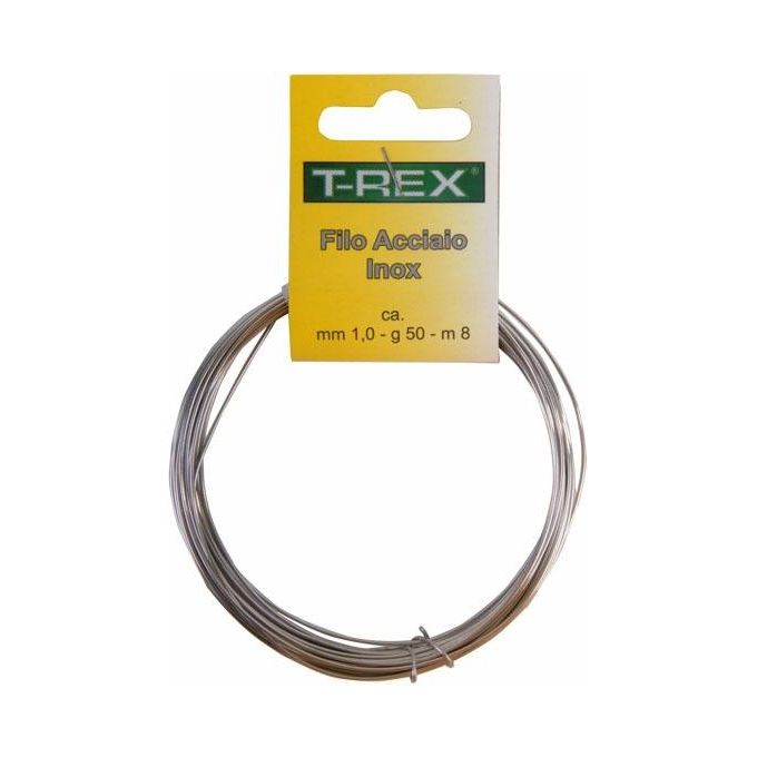 T-Rex Filo In Acciaio Inox 0,60Mm 50Gr 22Mt
