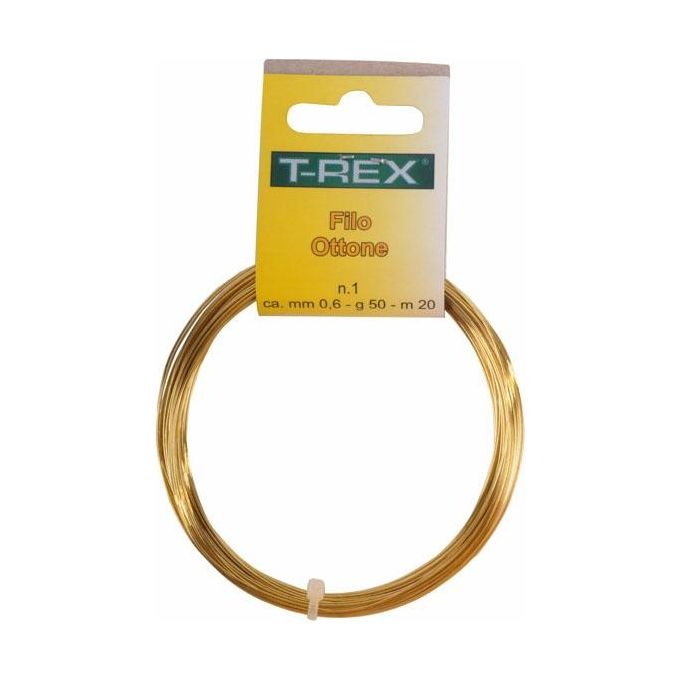 T-Rex Filo In Ottone 0,60Mm 50Gr 22Mt