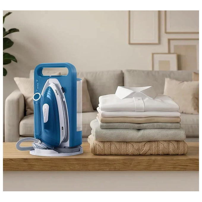 Braun 0128811001 UPStyle 2 Stazione di stiro a vapore pressurizzato 1,5 L Emissione vapore 440 g-min EloxalPlus soleplate colore Blu