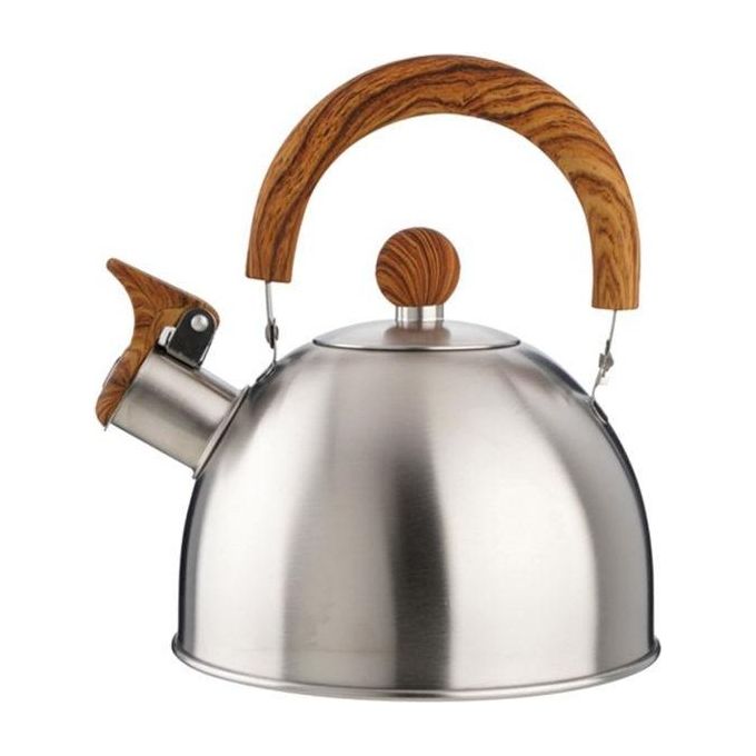 Eva Bollitore Inox Fischio Manico Legno 2,5Lt
