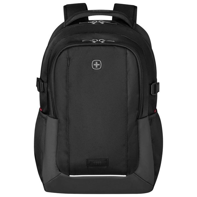Wenger 653722 Tool Backpack Pro Zaino per Notebook fino a 17'' con Porta USB Integrato e Scomparto per Laptop Imbottito Capacita' 36 Litri Materiale in Poliestere Riciclato colore Nero