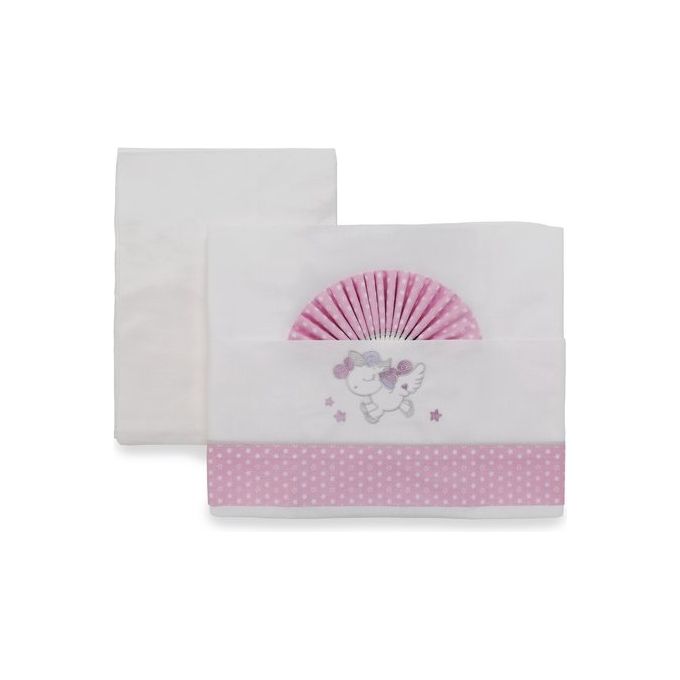 Italbaby Lenzuola Lettino Unicorn Set Completo Lilla