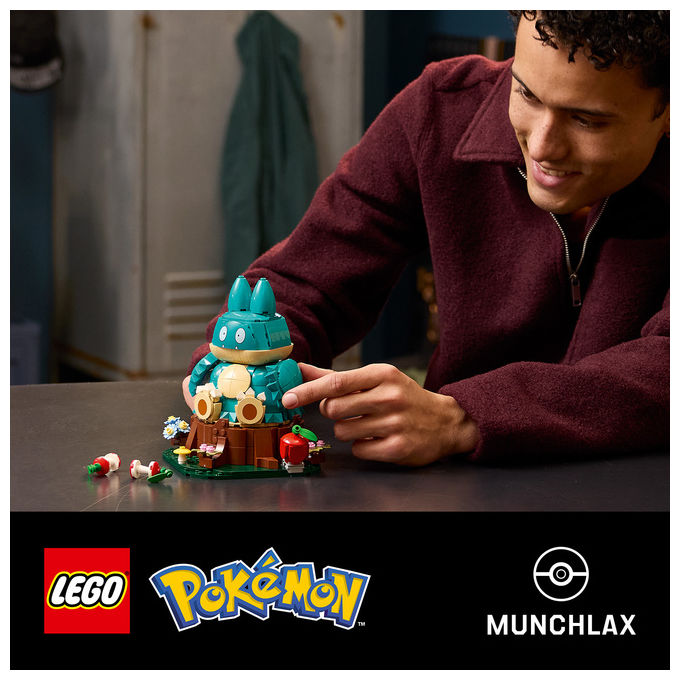 Lego 72150 Set da Costruzione Pokémon Munchlax 757 Pezzi Altezza 18 cm colore Multicolore