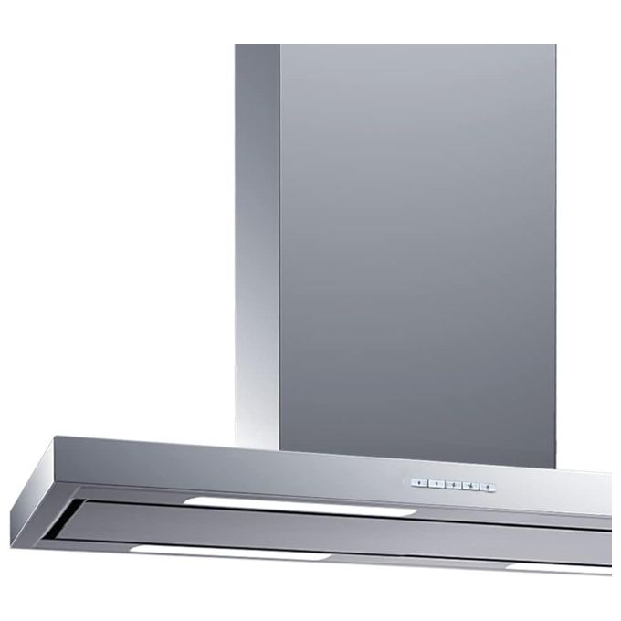 Baraldi 01ELEIS116STSX80  Cappa a Isola Elea con Camino a Sinistra Classe energetica A 4 Velocita' 116 cm Inox