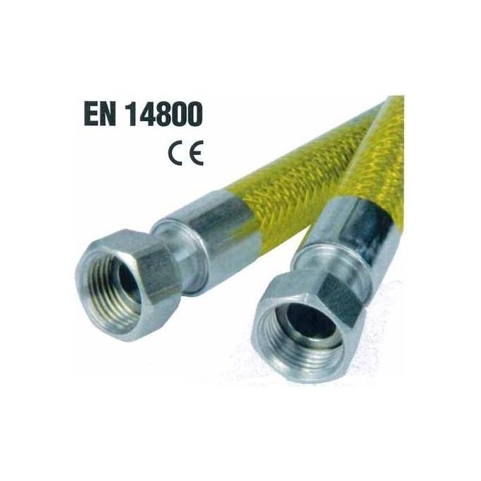 Idro Bric Tubo Flessibile Omologato per Gas Domestici 200cm FF 1-2