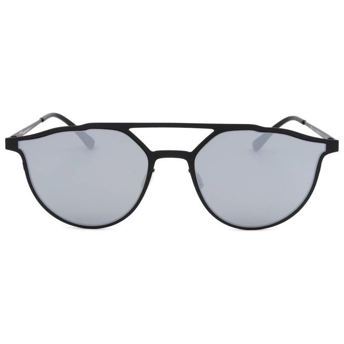 Italia Independent Occhiali da Sole 0256 Thin Metal Base 2 Nero Unisex Leggeri e Resistenti