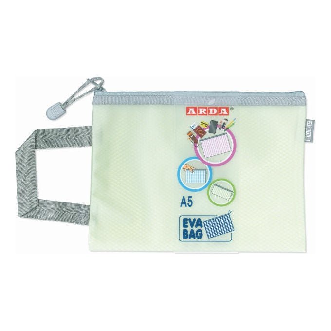 Arda 0268KCP Busta con zip A5 Colore Pastello Assortiti