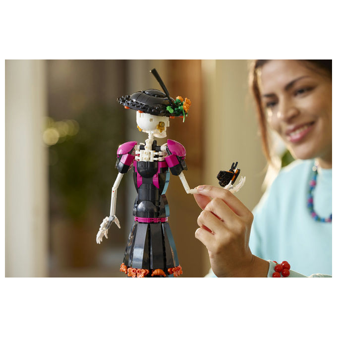 Lego 21372 LEGO Ideas Kit Modellismo per Adulti con Scheletro Fiori Finti e Farfalle Monarca 1212 pezzi colore Multicolore