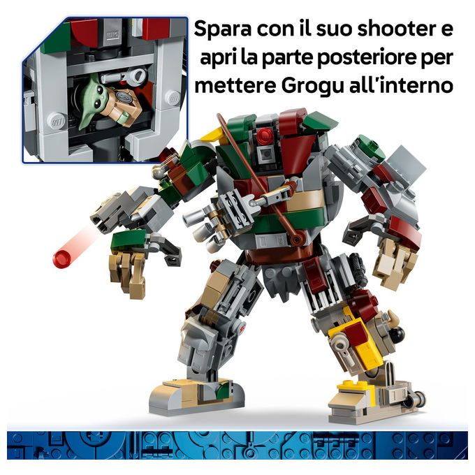 Lego 75451 Resa dei Conti con il Droide Sentinella al Palazzo di Jabba Set da Costruzione con 4 Personaggi 415 Pezzi colore Multicolore