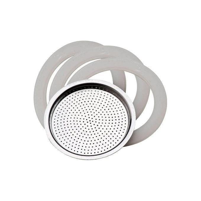 Pedrini Guarnizioni con Filtro Caffettiera Steelmoka 4 Tazze