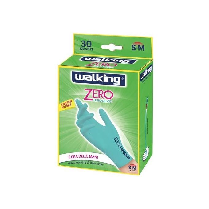 Brenta Guanti in Nitrile Zero 30 Pezzi Misura M-L