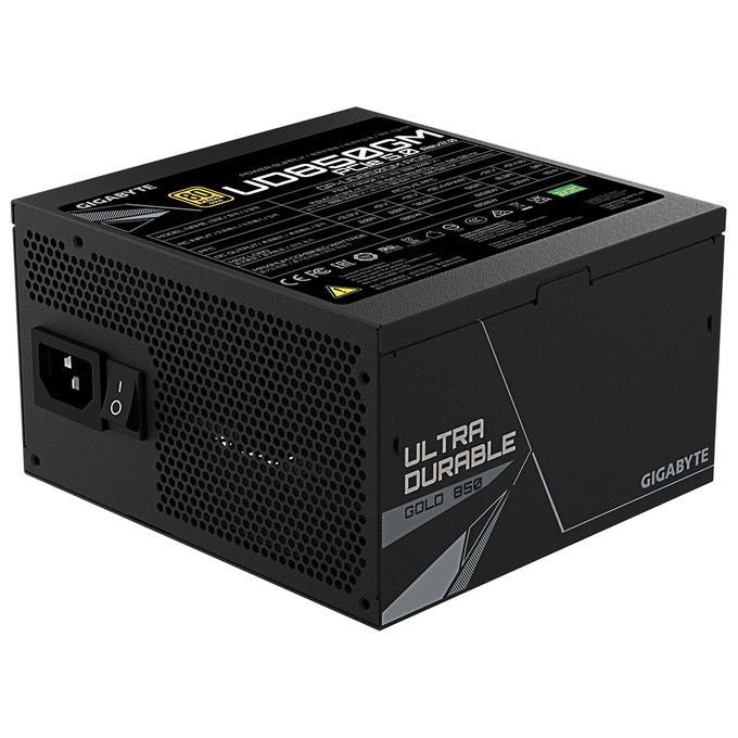 Gigabyte GP-UD850GM PG5 V2 Alimentatore 850 W 80 PLUS Gold Modulare Completo ATX 3.1 PCIe Gen 5.1 Ventola 120 mm colore Nero