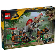 Lego 77982 Fuga dal Dinosauro Spinosauro Set da costruzione 820 pezzi per bambini 9+ colore Multicolore