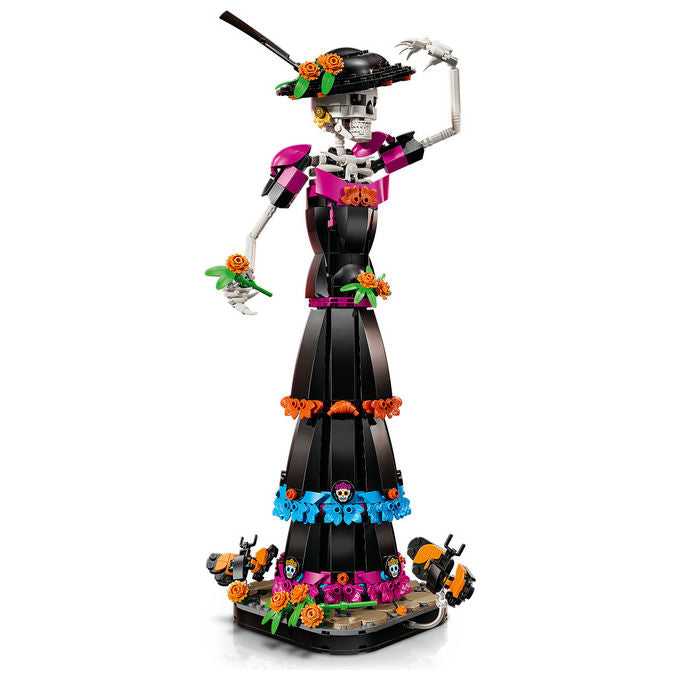 Lego 21372 LEGO Ideas Kit Modellismo per Adulti con Scheletro Fiori Finti e Farfalle Monarca 1212 pezzi colore Multicolore