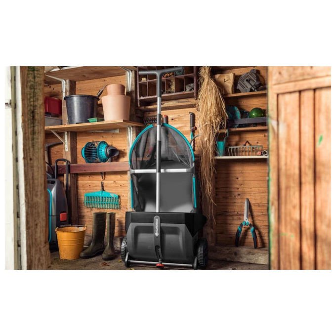 Gardena 03566-20 Raccoglitore di foglie larghezza di lavoro 49 cm materiale plastica colore Nero