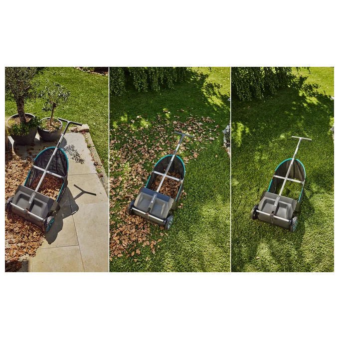 Gardena 03566-20 Raccoglitore di foglie larghezza di lavoro 49 cm materiale plastica colore Nero