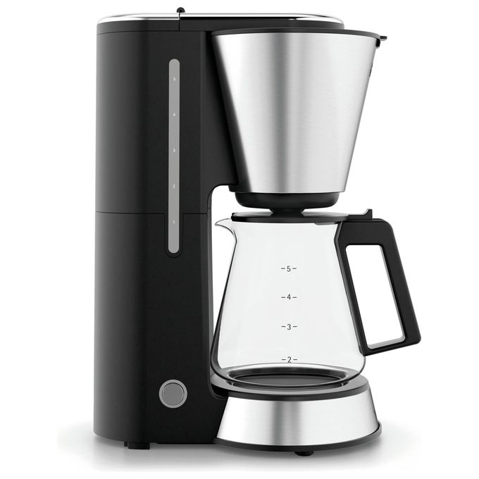 WMF 0412270011 KITCHENminis Macchina per caffe' Aroma 5 tazze 760 W Tecnologia WMF Hot Brew colore Cromargan