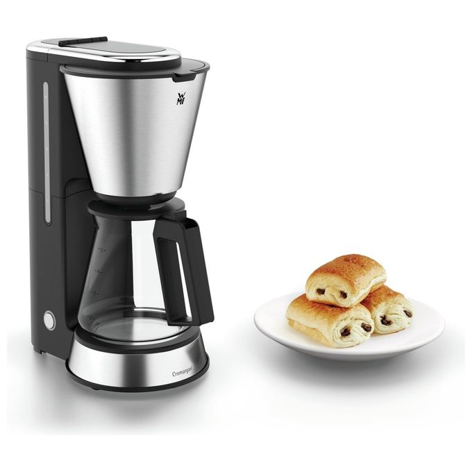WMF 0412270011 KITCHENminis Macchina per caffe' Aroma 5 tazze 760 W Tecnologia WMF Hot Brew colore Cromargan