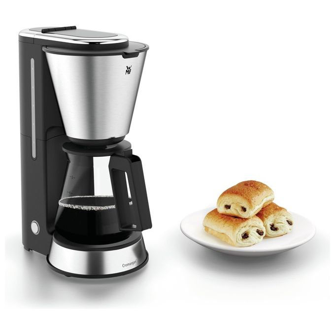 WMF 0412270011 KITCHENminis Macchina per caffe' Aroma 5 tazze 760 W Tecnologia WMF Hot Brew colore Cromargan
