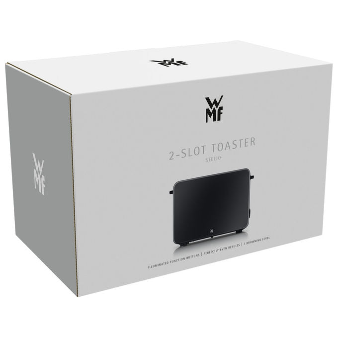 WMF 04.1421.0071 Stelio Tostapane 2 Fette 7 Livelli Doratura Potenza 1050 W colore Nero