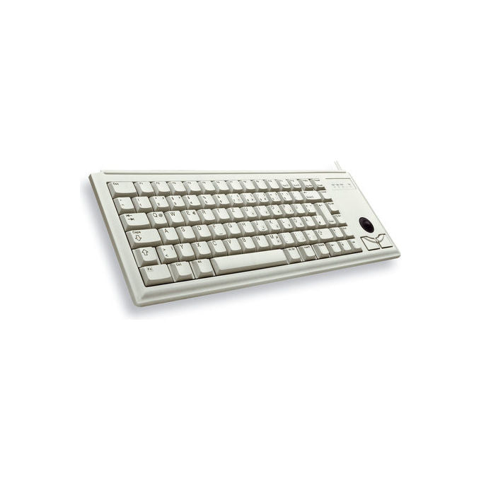 Cherry G84-4400LUBDE-0 Tastiera USB QWERTZ Tedesco con Trackball Integrato 84 Tasti Grigio