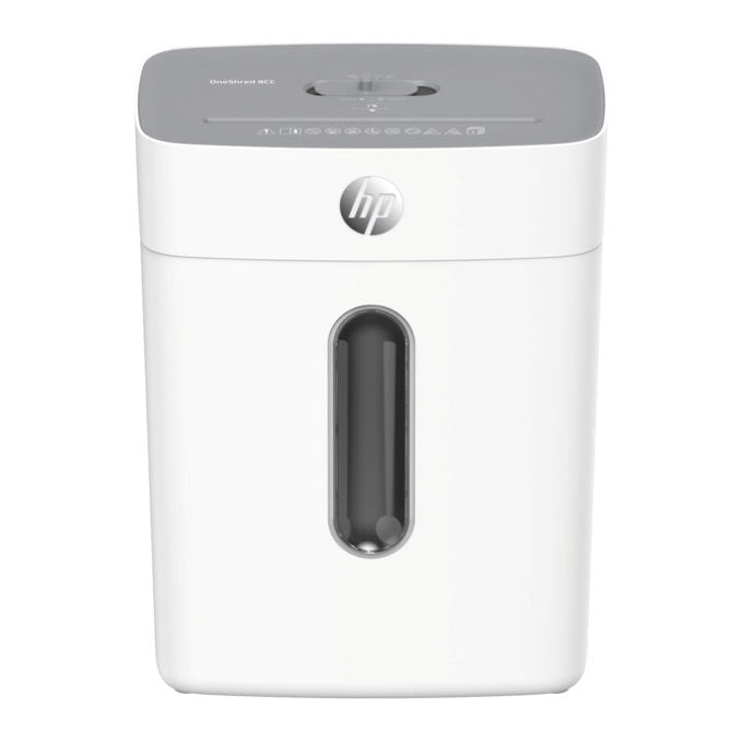 HP 2801 OneShred 8CC Distruggi documenti Taglio a particelle 8 fogli 5 mm 22 cm 68 dB colore Bianco