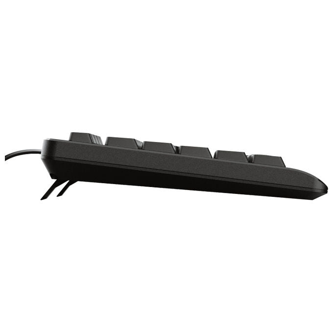 Trust 23982 TK-150 Tastiera Cablata USB Layout Spagnolo QWERTY 104 Tasti Silenziosi Resistente Agli Sversamenti 1.8 m colore Nero