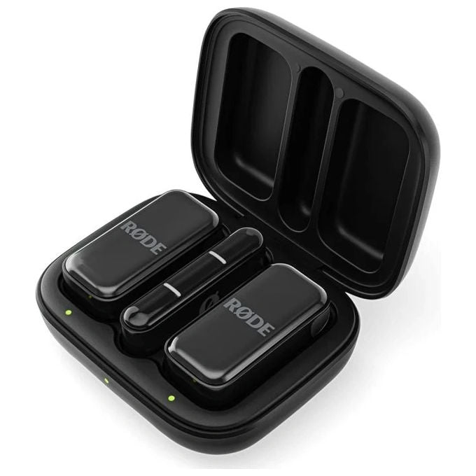 Rode 0698813014828 Wireless Micro Microfono a clip Wireless USB Type-C durata batteria 7 h colore Nero