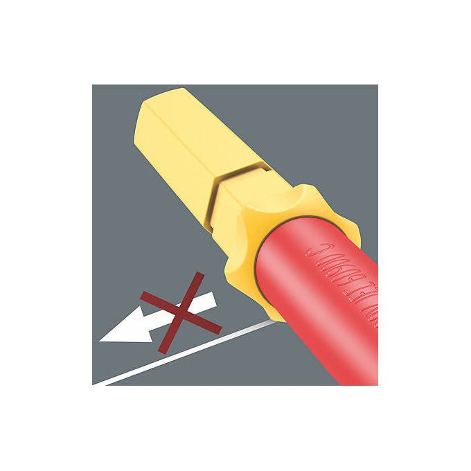 Wera 05006610001 Kraftform Kompakt VDE 17 extra slim 2 Set di utensili 17 pezzi per lavori elettrici fino a 1000 V colore Rosso Giallo