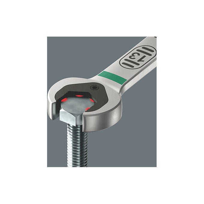 Wera 05020351001 Chiave a cricchetto 10 mm design lungo colore Argento