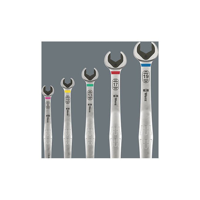Wera 05020351001 Chiave a cricchetto 10 mm design lungo colore Argento