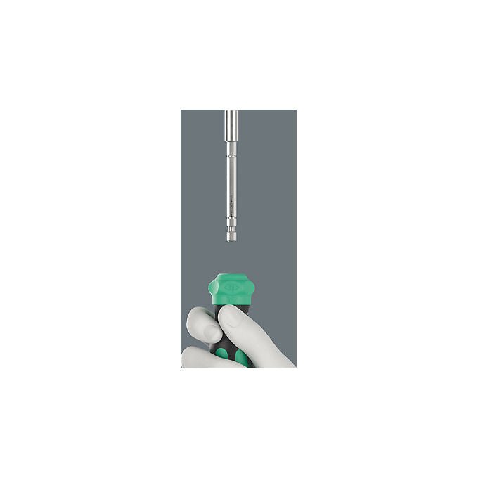 Wera 05051520001 Kraftform Kompakt 28 RA Set di bit con cricchetto e 6 punte BiTorsion incluse colore Nero-Verde