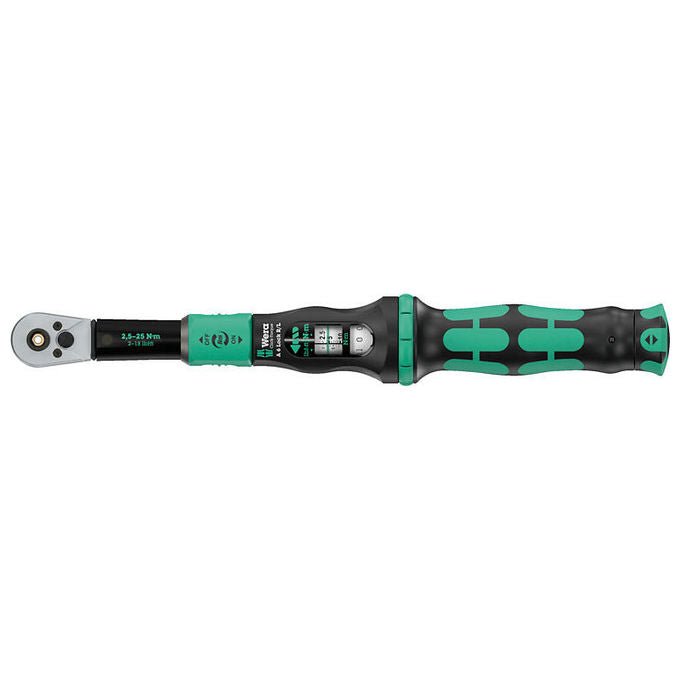 Wera 05075694001 Click-Torque Lock A 6 R-L Chiave dinamometrica 1-4'' 2,5-25 Nm ±4% Acciaio colore Nero