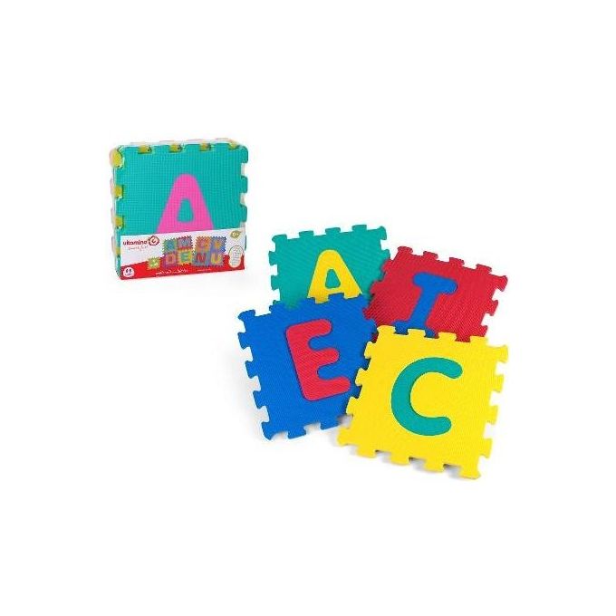 Globo 05093 Mattonelle Puzzle Lettere 9 Pezzi