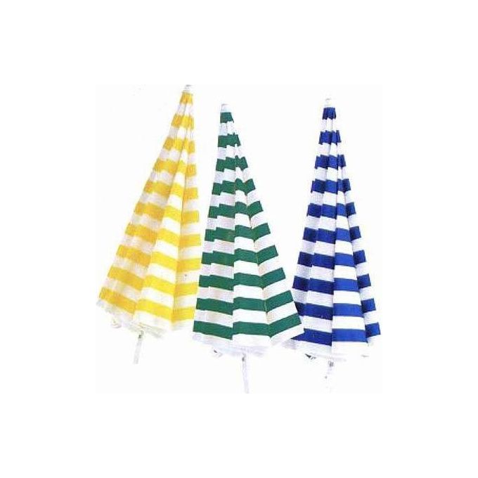 Vette Ombrellone Acciaio Cotone bianco-Giallo 200
