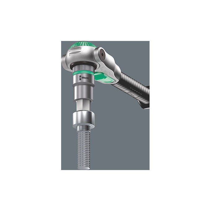 Wera 05150112001 8000 C Zyklop Set di chiavi a cricchetto 1-2'' 31 pezzi meccanismo 72 denti capacita' 24 Nm colore Nero Verde Acciaio