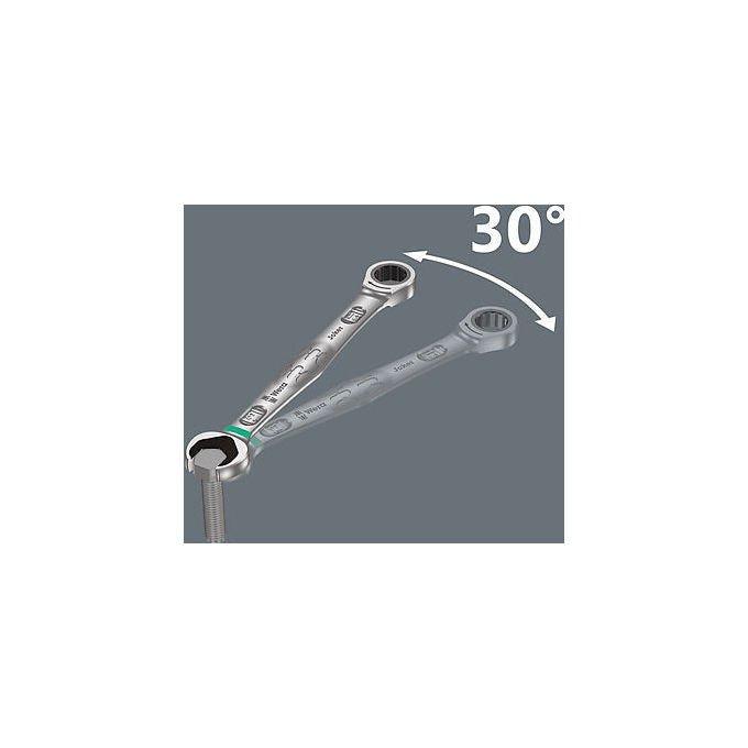 Wera 05150120001 6000 Joker Set 1 Inserto in Schiuma Resistente con 11 Chiavi a Cricchetto per Carrello da Officina Tool Rebel colore Bicolore