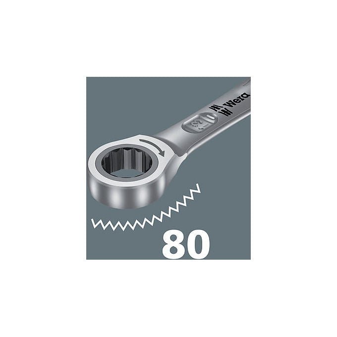Wera 05150120001 6000 Joker Set 1 Inserto in Schiuma Resistente con 11 Chiavi a Cricchetto per Carrello da Officina Tool Rebel colore Bicolore