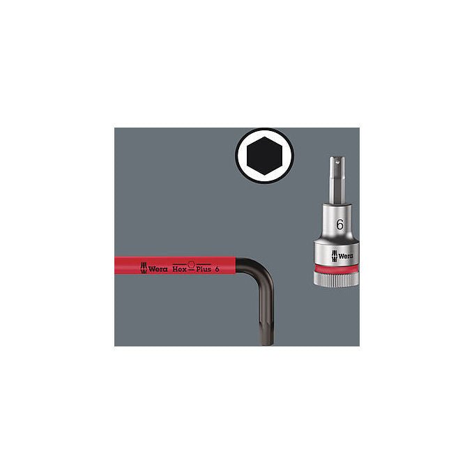 Wera 05150140001 Set di chiavi esagonali a L Metrico 20 pz con inserto in schiuma resistente a acqua e olio colore Nero