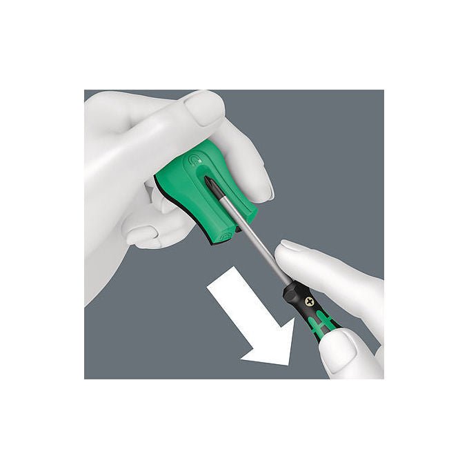 Wera 05150140001 Set di chiavi esagonali a L Metrico 20 pz con inserto in schiuma resistente a acqua e olio colore Nero