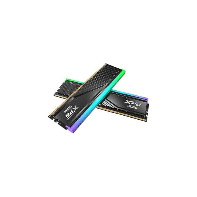 Adata AX5U6000C3616G-DTLABRBK LANCER BLADE RGB Memoria 32 GB 2 x 16 GB DDR5 6000 MHz CL36 XMP EXPO Dissipatore colore Nero