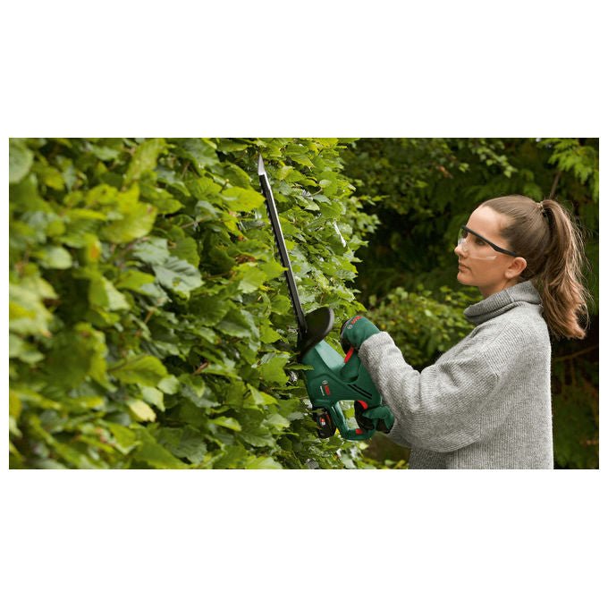 Bosch 0600849M01 EasyHedgeCut Tagliasiepi a batteria 18 V 52 cm 15 mm 2400 corse-min colore Nero Verde