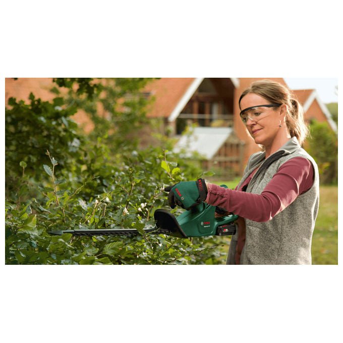 Bosch 0600849M01 EasyHedgeCut Tagliasiepi a batteria 18 V 52 cm 15 mm 2400 corse-min colore Nero Verde