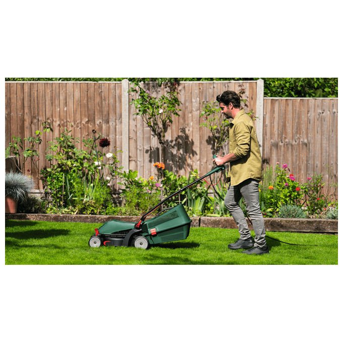 Bosch 06008A6401 UniversalRotak 34-405 Tosaerba elettrico 1300 W 34 cm 40 L colore Verde