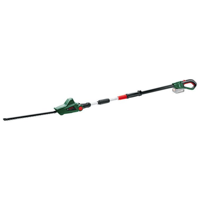 Bosch 06008B3001 UniversalHedgePole 18 Tagliasiepi a Batteria 18 V Lama 43 cm Regolabile fino a 2,6 m colore Nero Verde Rosso