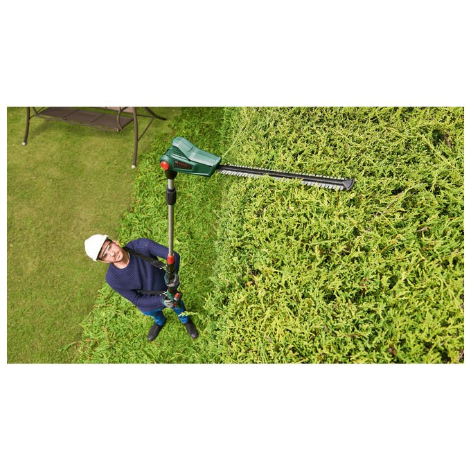 Bosch 06008B3001 UniversalHedgePole 18 Tagliasiepi a Batteria 18 V Lama 43 cm Regolabile fino a 2,6 m colore Nero Verde Rosso