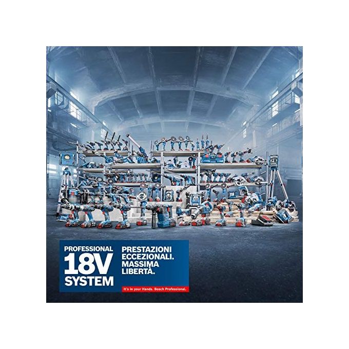 Bosch GLI 18V-1200C Professional Lampada a Batteria da Cantiere