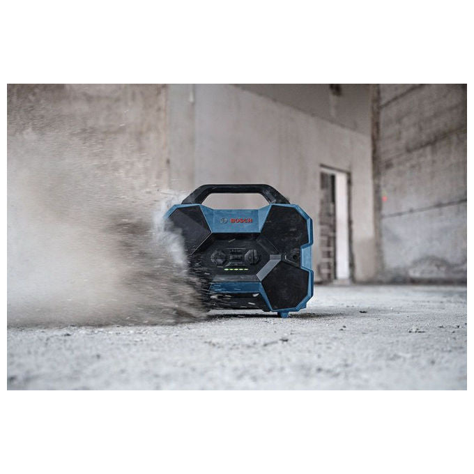 Bosch 06014A6000 GPB 18V-6 C Sistema di altoparlanti portatile 2.1 Potenza 24 W Subwoofer 40 W Bluetooth 5.4 IP54 colore Blu